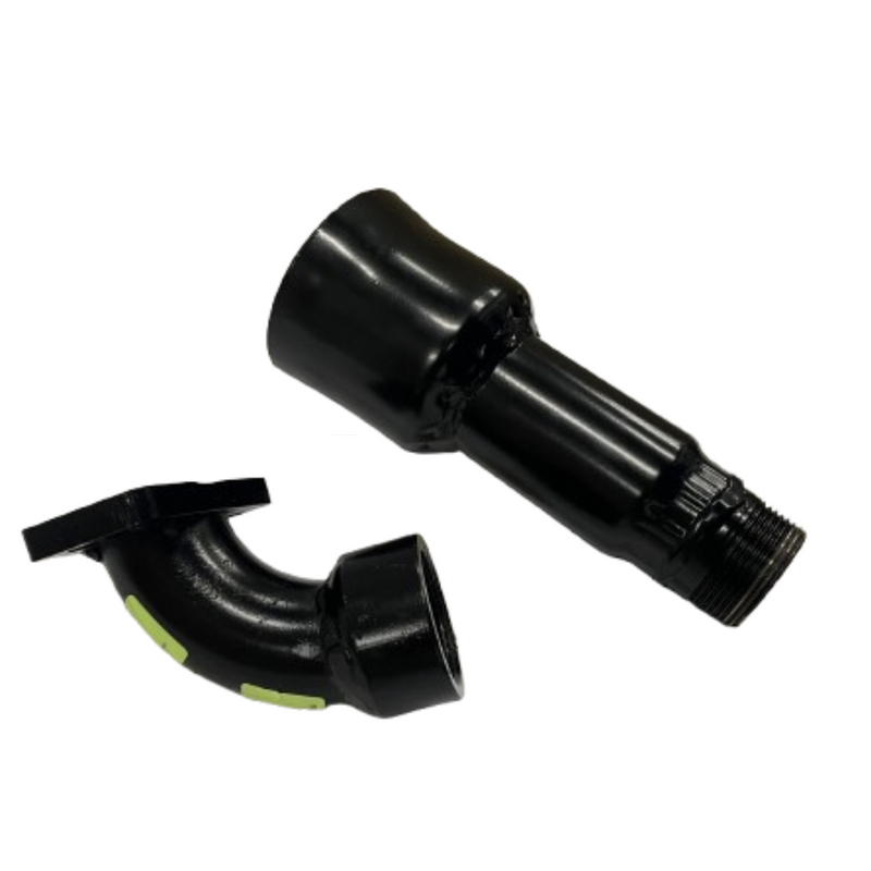 Escapamento Silencioso + Curva Para Motor Agrale M90
