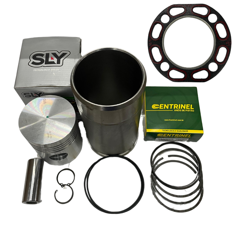 Kit Camisa Motor Yanmar B9 + Junta do Cabeçote