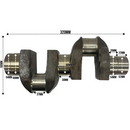 Eixo Virabrequim M790 + Mancal Central + Fixo + 2 Bronzinas