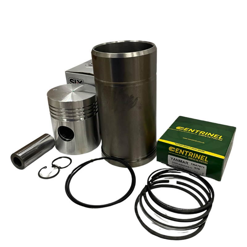 Kit C/ Camisa Motor Yanmar B9 + Jogo de Juntas