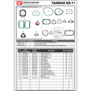 Kit Para Motor Yanmar NS11 Orig + Mancal Orig +Jogo de Junta