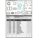 Kit Para Motor Yanmar NS18 Orig + Mancal Orig +Jogo de Junta