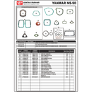 Kit Para Motor Yanmar NS90 Orig + Mancal Orig +Jogo de Junta