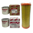 Kit Revisão Filtro Ar, Diesel E Carter Motor Yanmar Tne Tnv