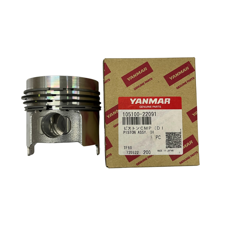 Pistão C/ Anéis Motor Yanmar Tf60 Original
