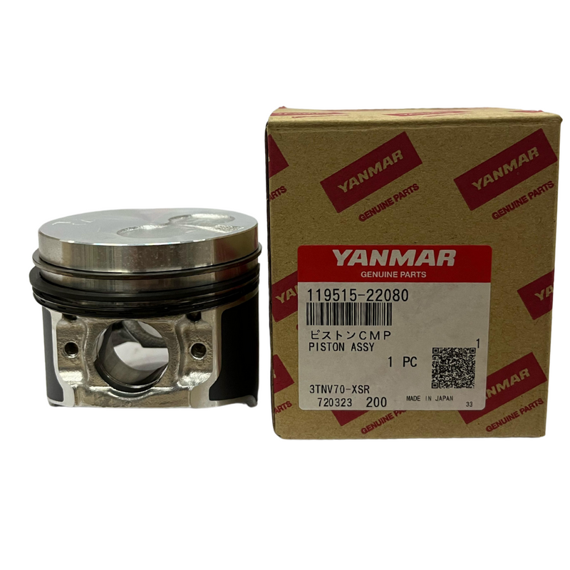 Pistão C/ Anéis Motor Yanmar 2tnv70 - 3tnv70