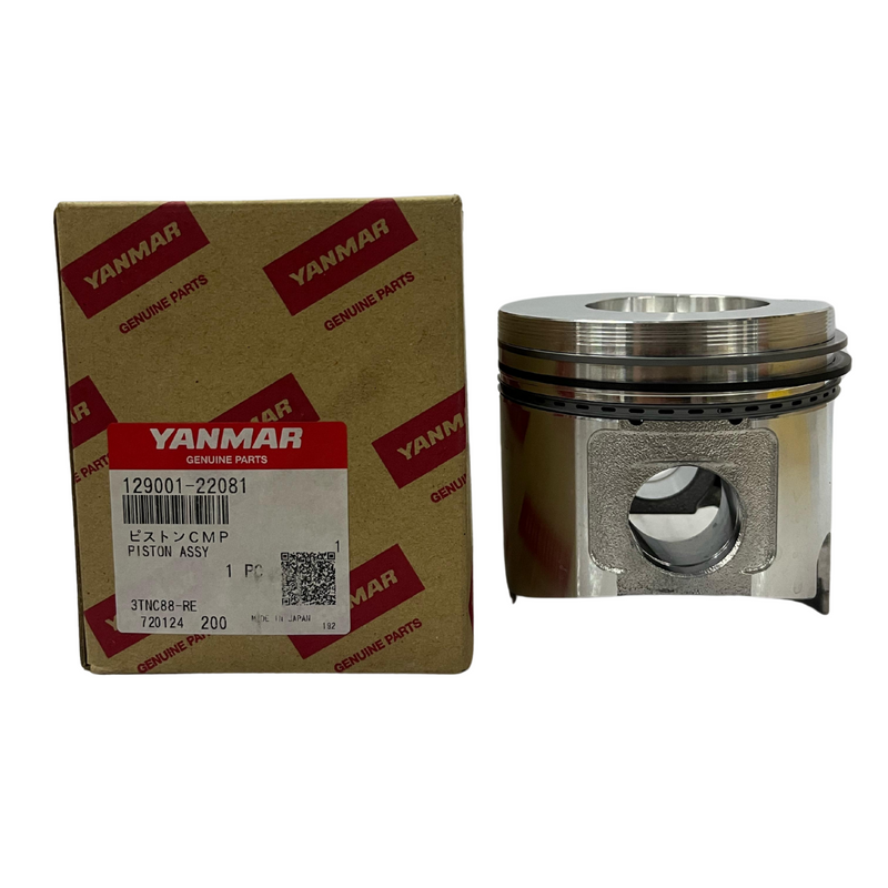 Pistão C/ Anéis Motor Yanmar 4tne88 Rbs Std