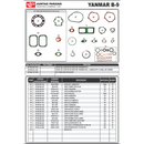 Kit C/ Camisa Motor Yanmar B9 + Jogo de Juntas