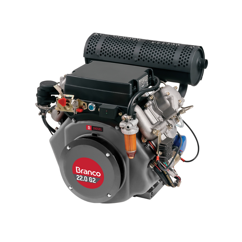 Motor á Diesel Branco 22cv BD22