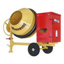 Betoneira 400lts Rental caixa para motor gasolina ou diesel (sem motor)